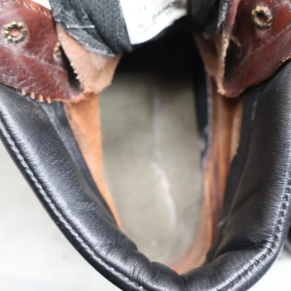 Red Wing Mens 11.5 Work Boots Brown Leather Steel Toe Utility USA Made 2406